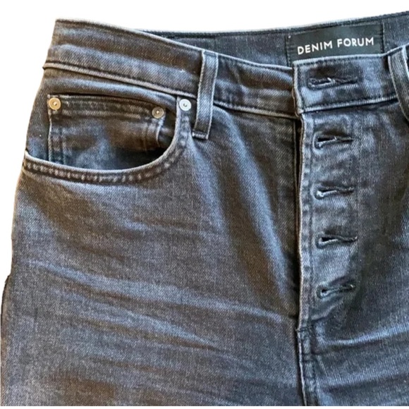 Denim Forum Aritzia size 25 Yoko High Rise jean in Black - Picture 3 of 8